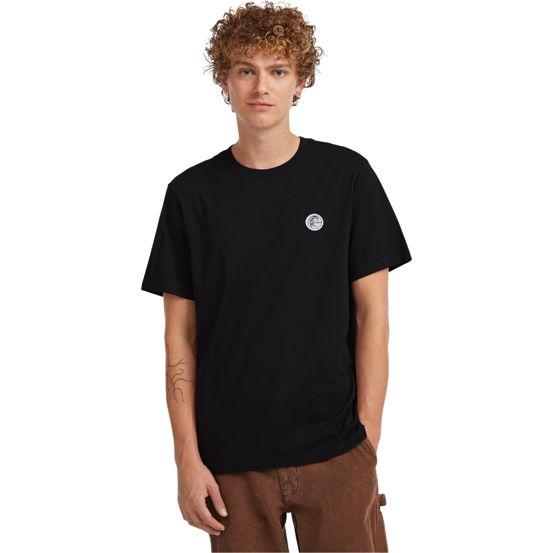 2025 O'Neill Mens O'Riginals Badge T-Shirt 2850318 - Black Out